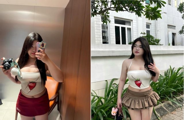 Em hàng múp pose nào cũng phê mây phê mộng