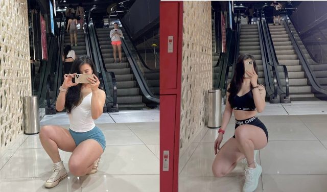 Gymer ướt át mới chạm đã rên rỉ
