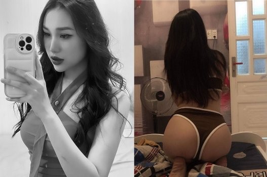 Ngọc Diễm vòng hông to nhưng bạn trai đụ từ tốn